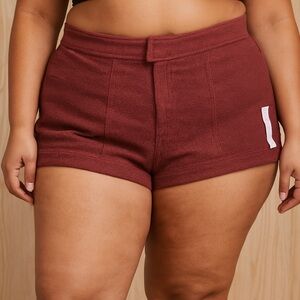 Future Collective Women's Textured Shorts Plus Size 20 NWT